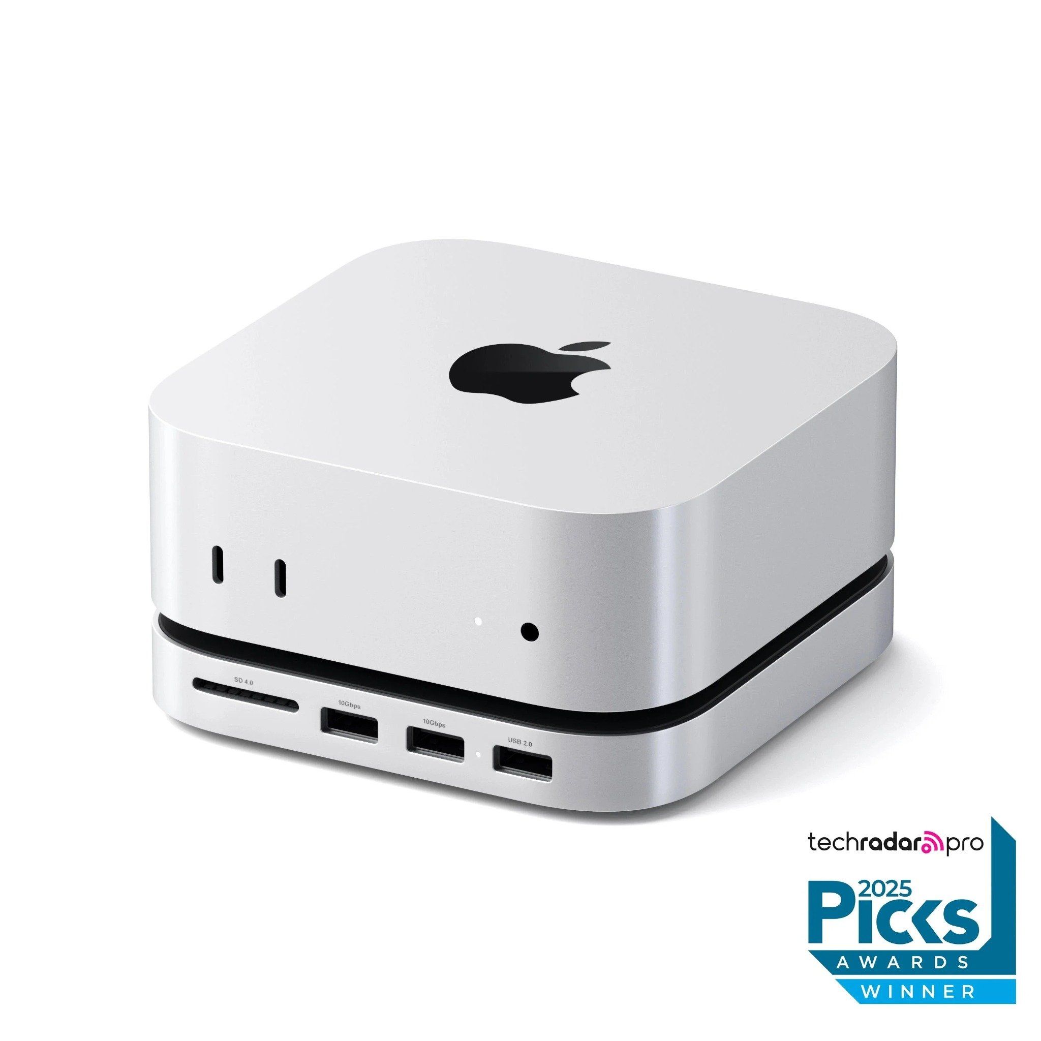 Dock mở rộng cổng & SSD NVMe cho Mac Mini M4 Satechi (Màu Bạc) mac-mini-m4-stand-hub-with-ssd-enclosure-hubs-satechi-450143_b289f7ac7ca440688238b6d48a179a72_master