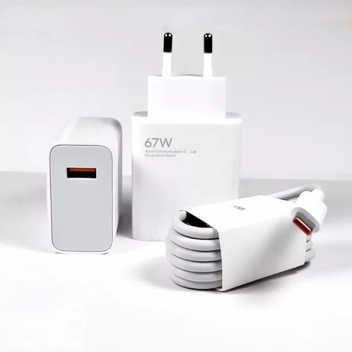 BỘ SẠC (ADAPTER) Xiaomi 67W HyperCharge Combo (Type-A) EU (6941812714393)