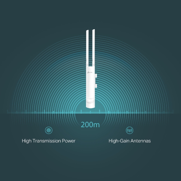 EAP110-Outdoor Access Point Ngoài Trời-phủ sóng đến 200 mét