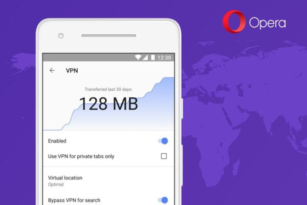 Hướng dẫn sử dụng VPN miễn phí trên Opera cho điện thoại Android