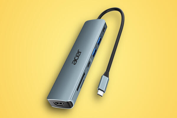 Acer 7-in-1 USB-C Hub: Biến Cổng USB-C Thành 7 Cổng, Giá Chỉ 18 USD