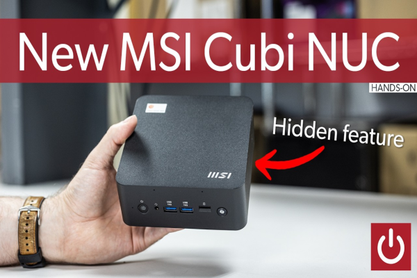 MSI mini PC trang bị tính năng bật nguồn qua HDMI — điều hiếm thấy
