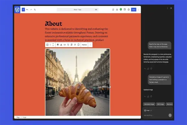 WordPress vừa ra mắt trợ lý AI mới giúp bạn xây dựng trang web trong mơ của mình.