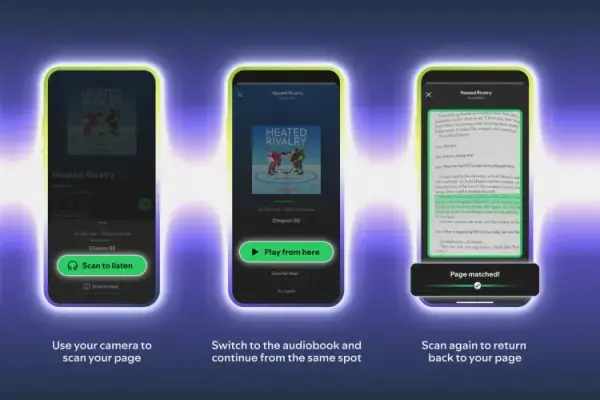 Page Match của Spotify đồng bộ hóa sách nói và sách thực của bạn