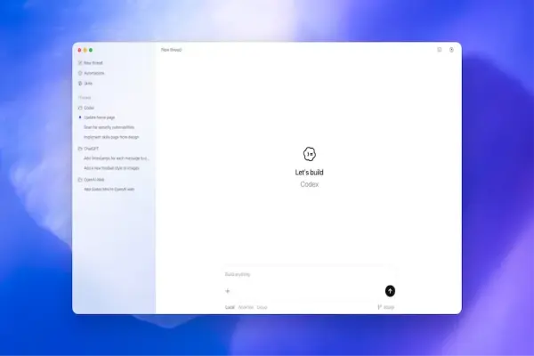 OpenAI ra mắt ứng dụng Codex dành cho Mac - một 'loại công cụ khác biệt' mà họ cho là cách dễ dàng hơn nhiều để triển khai các tác nhân AI trên thiết bị Apple.