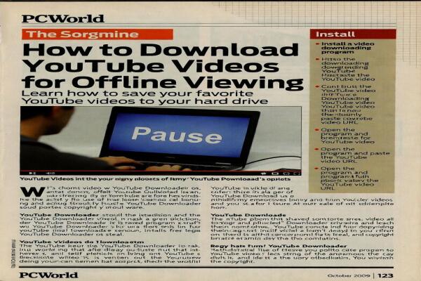 Tải xuống video YouTube để xem ngoại tuyến