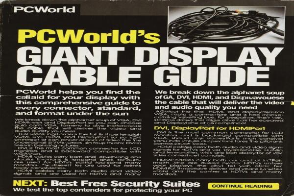 Hướng dẫn về cáp màn hình của PCWorld