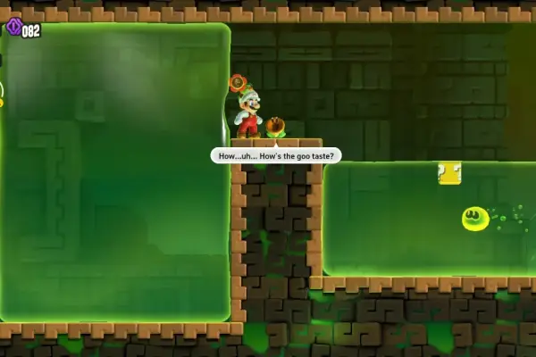 Vị goo trong Super Mario Bros. Wonder có vị như thế nào? Một cuộc điều tra