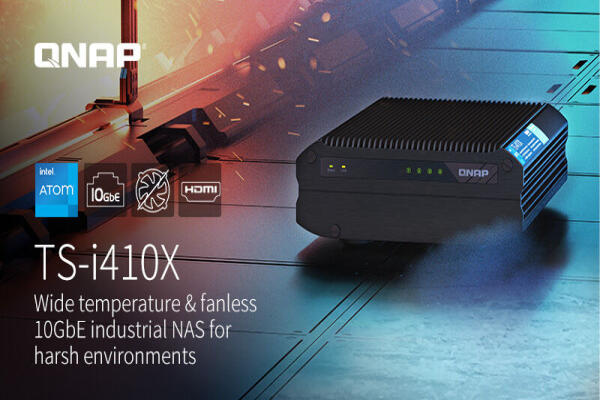 QNAP TS-i410X – NAS công nghiệp fanless, bền bỉ, kết nối 10GbE, tối ưu cho edge và môi trường khắc nghiệt