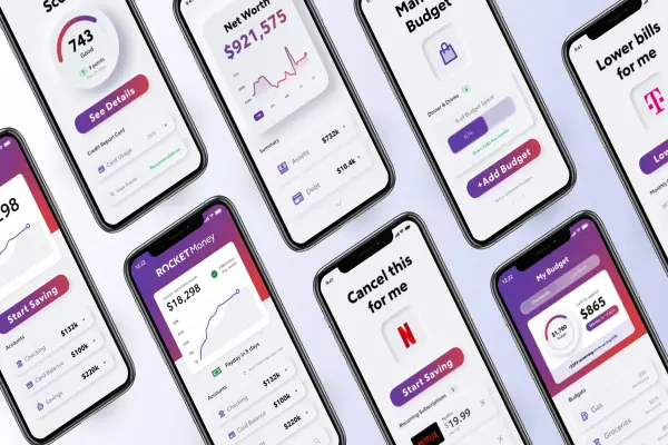 Rocket Money: Ứng dụng giúp người dùng theo dõi chi tiêu và quản lý các khoản đăng ký dịch vụ hàng tháng.