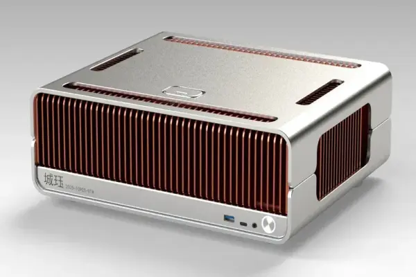 Case PC bằng đồng 14,2 lít làm mát thụ động