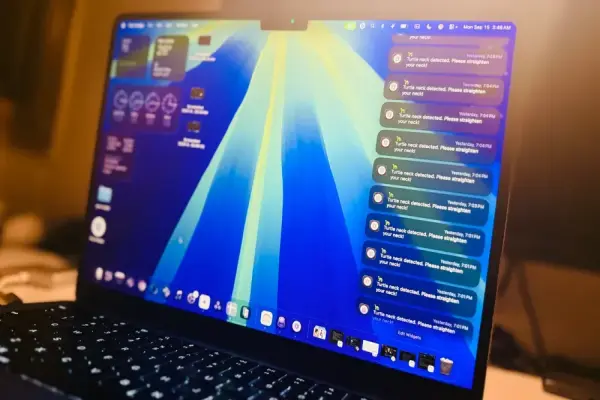 Một ứng dụng trên Mac miễn phí đang sử dụng AI giúp bạn ngồi đúng tư thế