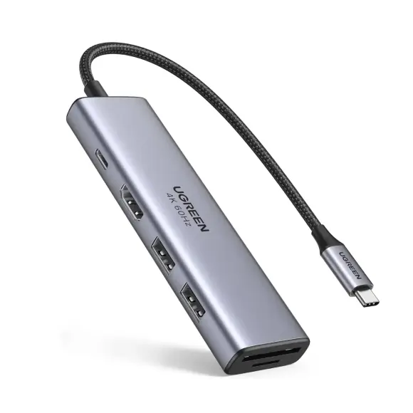 UGREEN-60384-6-in-1-USB-C-to-USB-Adapter-with-100W-PD-1