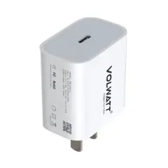 Củ-sạc-nhanh-Volwatt-30W-USB-C-Trắng