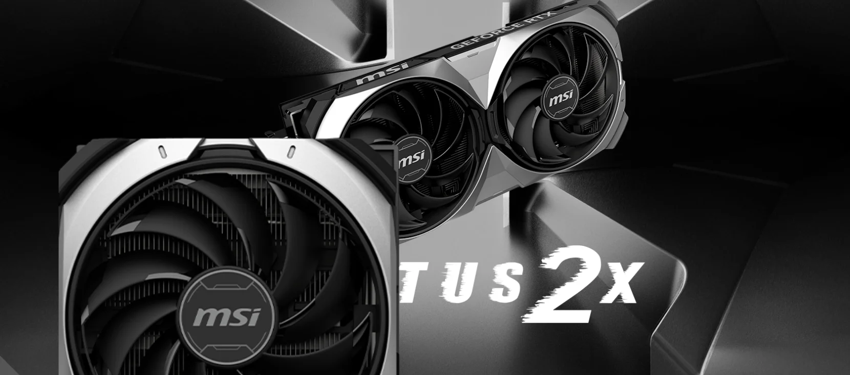 Card đồ họa MSI GeForce RTX 4070 VENTUS 2X E 12G OC có thiết kế mạnh mẽ và hiện đại, với tông màu đen xám chủ đạo. Mặt trước nổi bật với hai quạt tản nhiệt lớn dạng cánh kép TORX Fan 4.0, nằm đối xứng trong khung viền cứng cáp. Logo MSI nằm ở góc trên cùng, tạo điểm nhấn tinh tế. Tổng thể card có kích thước gọn gàng, hình chữ nhật, phù hợp với nhiều loại vỏ máy tính. Mặt sau là tấm backplate kim loại phẳng, giúp bảo vệ và tản nhiệt tốt hơn.