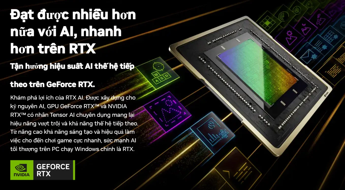 Card đồ họa MSI RTX 4070 SUPER VENTUS 3X OC 12G có thiết kế mạnh mẽ với tông màu xám đen chủ đạo. Mặt trước nổi bật với ba quạt làm mát cỡ lớn, viền cứng cáp, tạo cảm giác chắc chắn và hiện đại. Các đường cắt sắc sảo, góc cạnh rõ nét, toát lên vẻ mạnh mẽ và tối giản. Mặt sau được che phủ bởi một tấm kim loại phẳng, giúp tăng độ bền và hỗ trợ tản nhiệt. Tổng thể card có dạng hình chữ nhật dài, thiết kế dày vừa phải, phù hợp với những bộ máy tính chuyên nghiệp và gọn gàng.