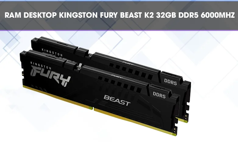 RAM desktop KINGSTON FURY Beast K2 32GB DDR5 6000MHz