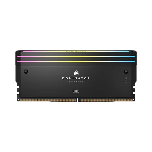 RAM -desktop -Corsair -DOMINATOR- TITANIUM -Heatspreader -(2 x 48GB)- DDR5- 6600 -MHz -(CMP64GX5M2X6600C32W)