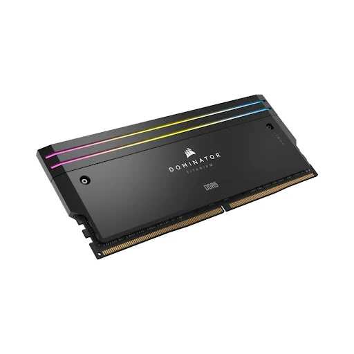 RAM -desktop -Corsair -DOMINATOR- TITANIUM -Heatspreader -(2 x 48GB)- DDR5- 6600 -MHz -(CMP64GX5M2X6600C32W)
