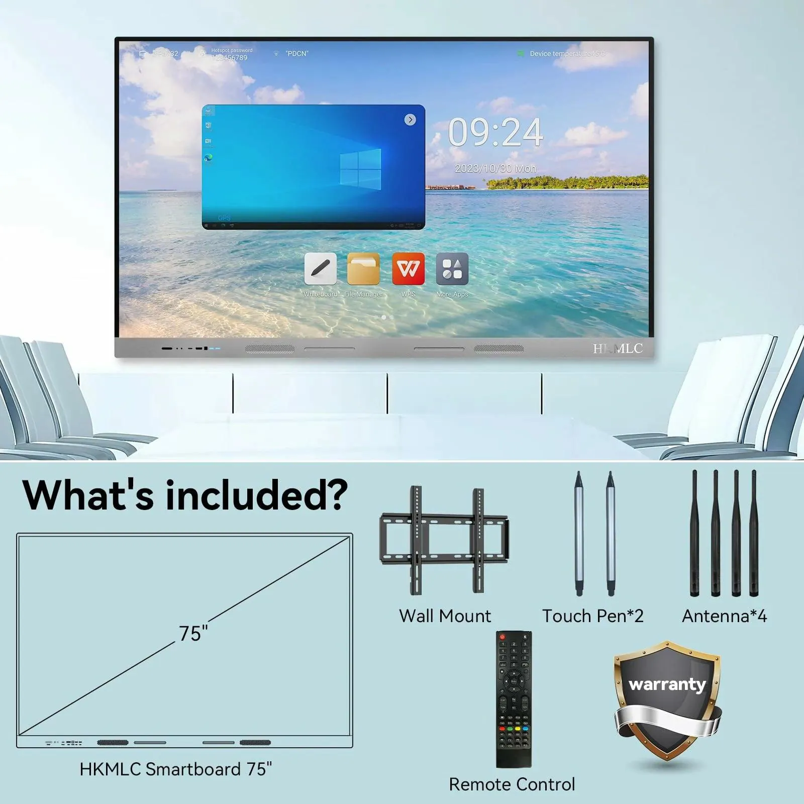 T‑Smart Board 75 inch 3