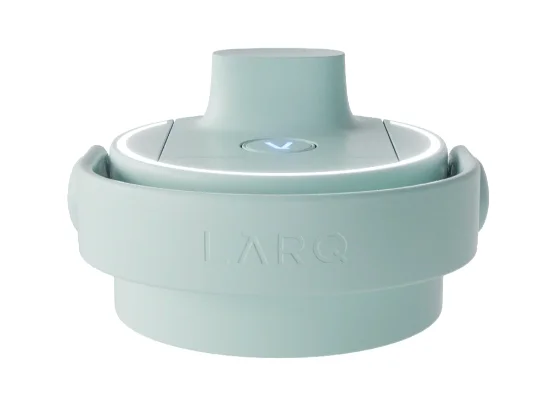 Nắp bình LARQ Swig Top Eucalyptus Green, thiết kế chống rò rỉ, dễ mở, có vòng đệm silicon an toàn