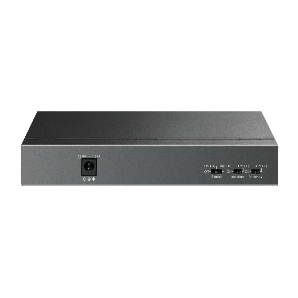 Switch TP-Link LS109P – Switch PoE+ 9 Cổng Cho Giải Pháp Giám Sát và Mạng Doanh Nghiệp TP-Link LiteWave LS109P là switch để bàn 9 cổng 10/100Mbps mới ra mắt, được trang bị 8 cổng PoE+ hỗ trợ chuẩn IEEE 802.3af/at, cung cấp tổng công suất PoE lên đến 63W. Với khả năng truyền dữ liệu và cấp nguồn trên cùng một cáp mạng, LS109P là lựa chọn lý tưởng cho các hệ thống giám sát IP, điểm truy cập Wi-Fi và điện thoại IP tại văn phòng, nhà ở hoặc cửa hàng nhỏ. 8 Cổng PoE+ Chuẩn IEEE 802.3af/at – Cấp Nguồn Linh Hoạt LS109P hỗ trợ 8 cổng PoE+ với đầu ra tối đa lên đến 30W mỗi cổng, đáp ứng nhu cầu của các thiết bị tiêu thụ điện năng cao. Tổng công suất cấp nguồn lên đến 63W, giúp bạn dễ dàng triển khai hệ thống camera giám sát, access point hoặc điện thoại IP mà không cần nguồn điện riêng.