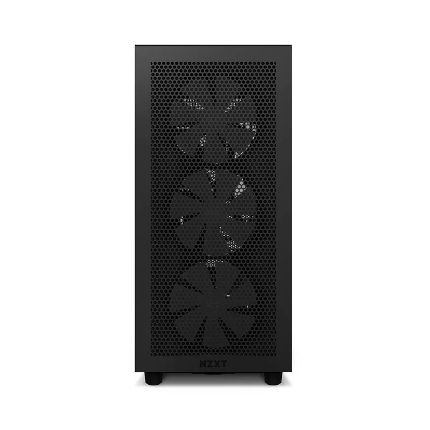 Vỏ Case NZXT H7 Flow RGB (2024) All Black – Sức Mạnh Hiệu Năng Trong Thiết Kế Tối Giản NZXT H7 Flow RGB (2024) All Black – CM-H72FB-R1 là vỏ case Mid-Tower cao cấp thuộc thế hệ mới nhất của NZXT, hướng đến những người dùng mong muốn sự kết hợp hài hòa giữa khả năng tản nhiệt mạnh mẽ, thiết kế tối giản hiện đại và trình diễn ánh sáng RGB nổi bật. Với nhiều cải tiến về cấu trúc, luồng gió và khả năng mở rộng linh kiện, đây là lựa chọn hoàn hảo cho cả game thủ lẫn người dùng chuyên nghiệp. Thiết Kế Cứng Cáp Với Kính Cường Lực Và Hiệu Ứng RGB NZXT H7 Flow RGB sở hữu khung thép SGCC cao cấp, bền bỉ và cứng cáp. Tấm kính cường lực tối màu phía bên hông không chỉ giúp trưng bày nội thất máy tính mà còn làm nổi bật hệ thống đèn RGB đồng bộ với các linh kiện khác. Thiết kế tối giản theo phong cách đặc trưng của NZXT giúp dàn máy trở nên sang trọng, gọn gàng và dễ phối hợp với mọi không gian làm việc hoặc giải trí.