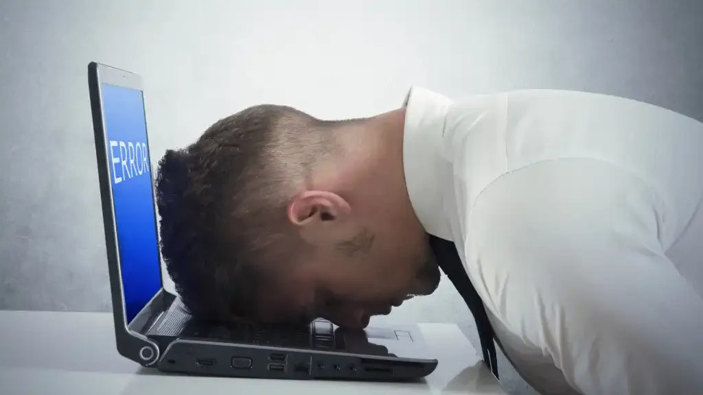 WindowsLaptopVerzweiflung