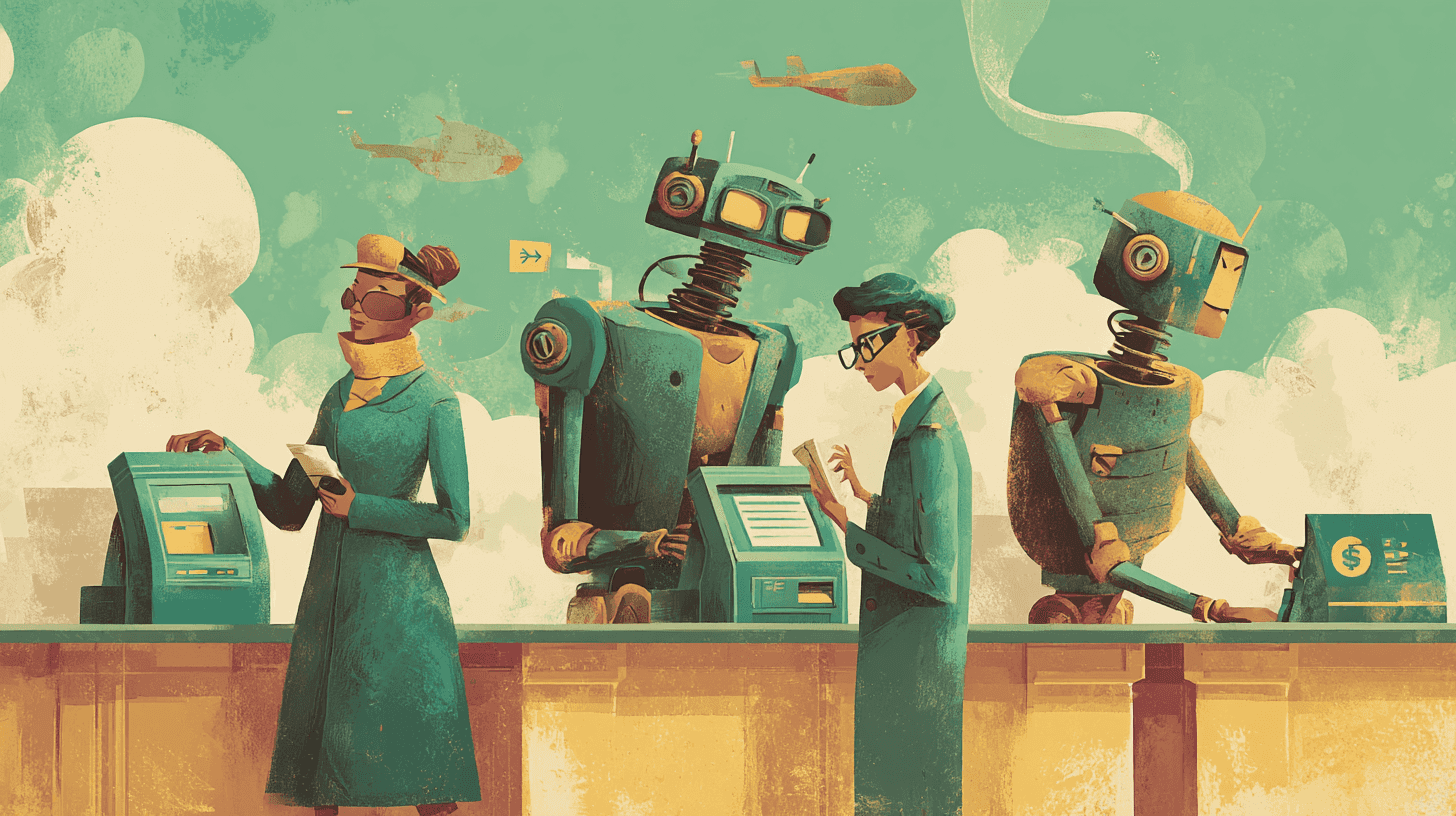 crimedy7_illustration_of_banks_staffed_by_robots_--ar_169_--v_7fd2f650-f907-4f48-91ea-d8ee31f0e5e9_3
