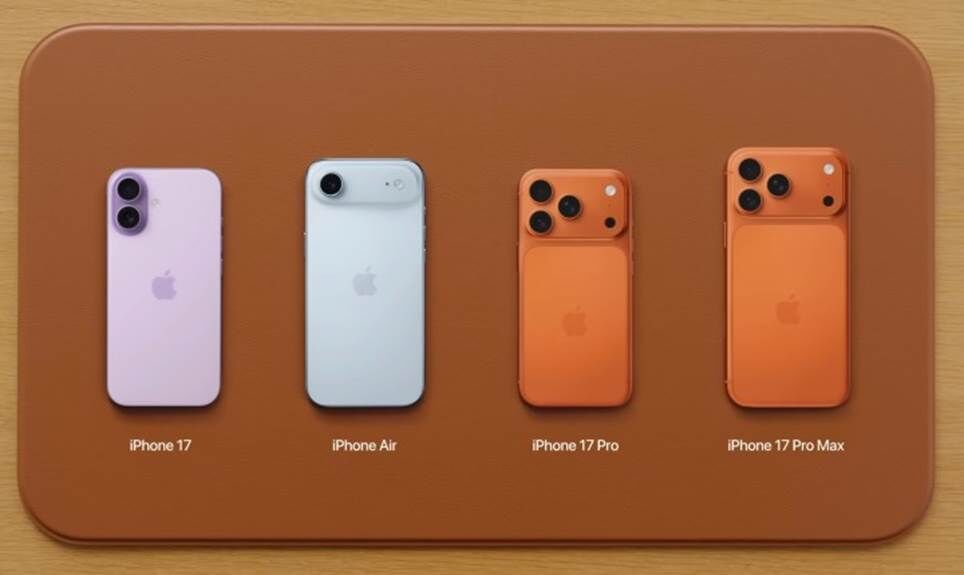 Dòng iPhone 17 của Apple.