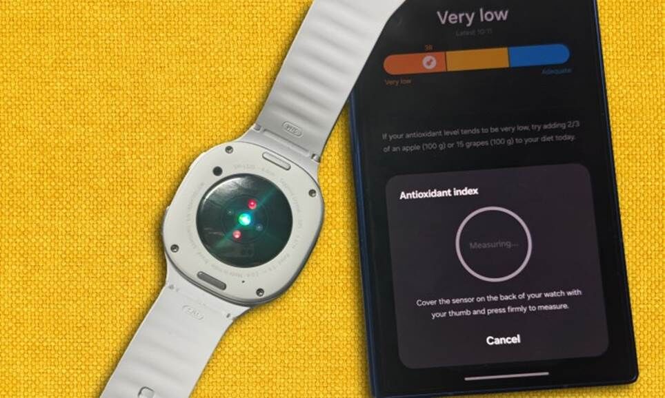 Lập chỉ mục trên Samsung Galaxy Watch 8.