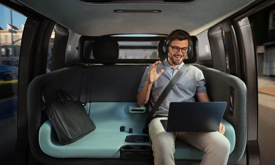 tin tức về robotaxi nội thất xe zoox 2