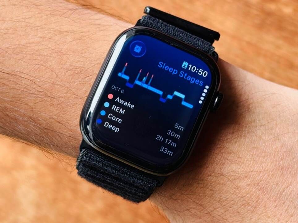 Ghi lại giấc ngủ trên Apple Watch Series 11.