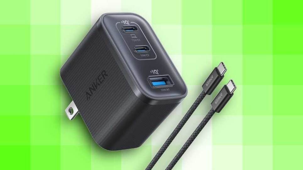 Ưu đãi bộ sạc Anker Nano 70W 3 cổng USB-C kèm phích cắm tường