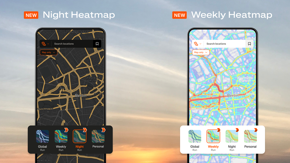 Đêm Strava và bản đồ nhiệt hàng tuần