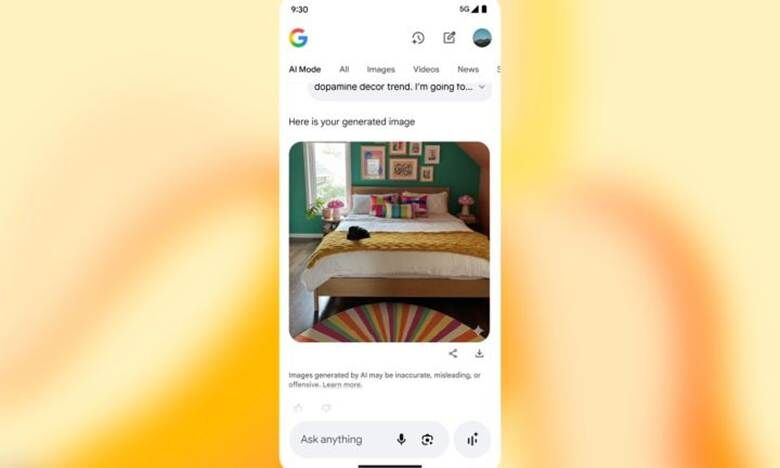 Google Nano Banana đang hoạt động