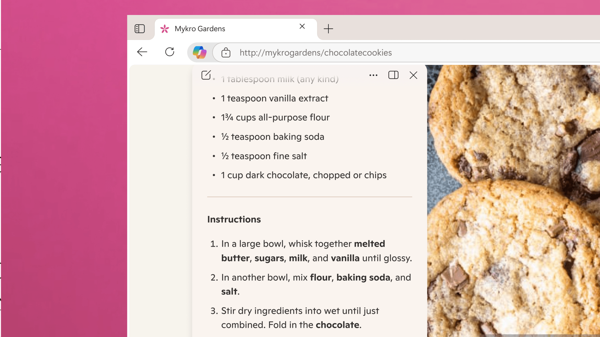Copilot Mode can search across all your open tabs.