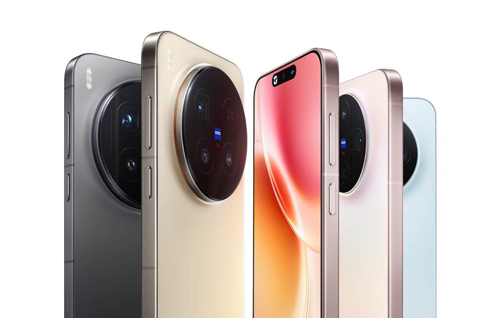 Bản render của Vivo X300 và X300 Pro với nhiều màu sắc khác nhau.